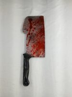 19.25" Foam Cosplay Halloween Bloody Meat Cleaver - Image 5
