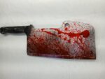 19.25" Foam Cosplay Halloween Bloody Meat Cleaver - Image 4