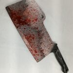 19.25" Foam Cosplay Halloween Bloody Meat Cleaver