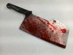 19.25" Foam Cosplay Halloween Bloody Meat Cleaver - Image 7