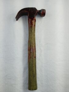 15” Foam Bloodied Claw Hammer - Image 7