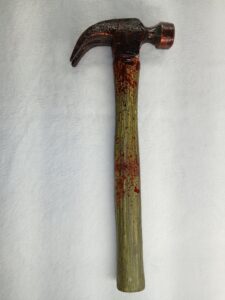 15” Foam Bloodied Claw Hammer - Image 5