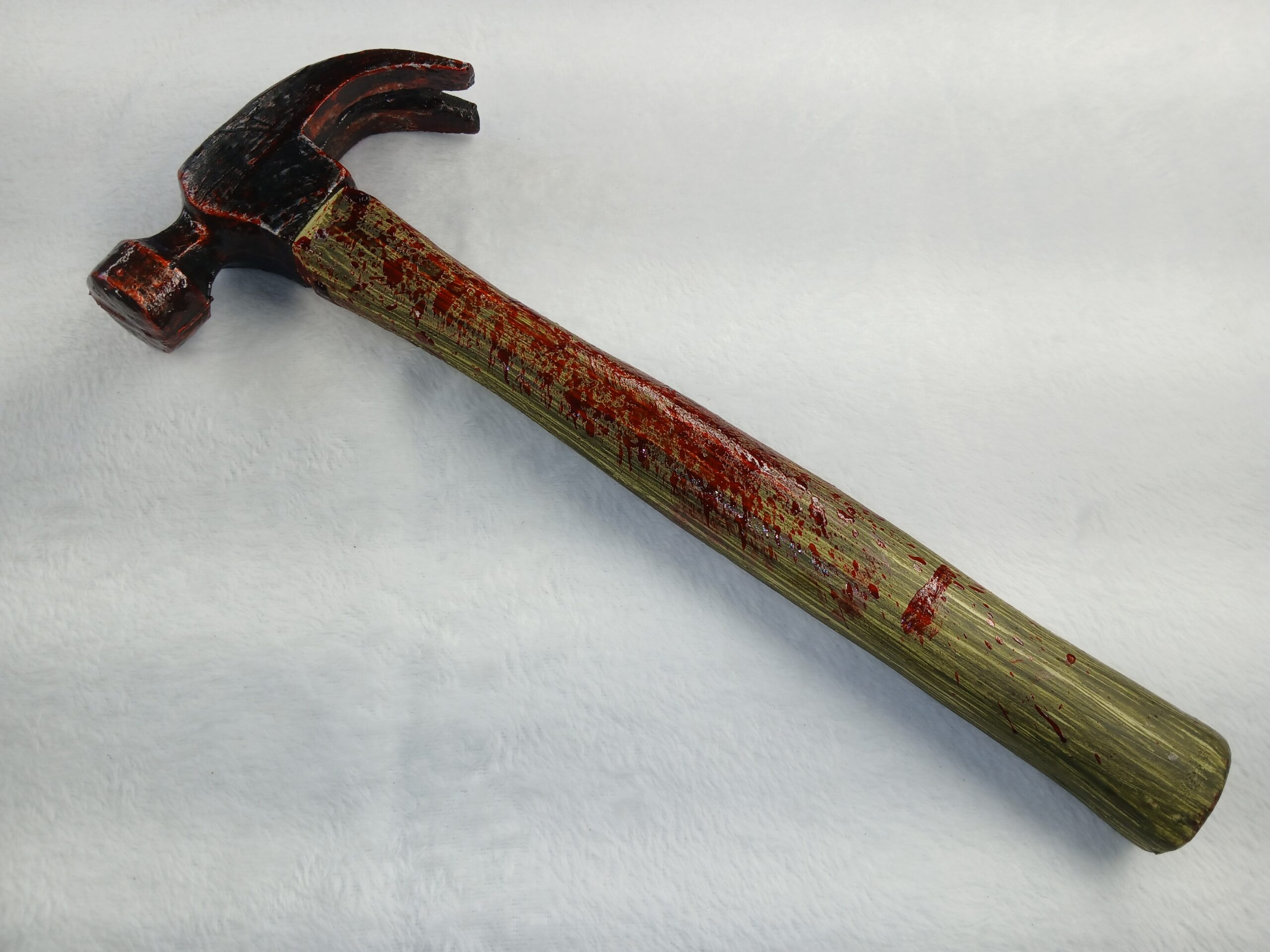 15” Foam Bloodied Claw Hammer