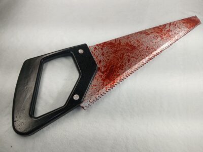 34.5" Foam Cosplay Bloody Hand Saw - Image 8