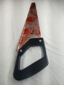 34.5" Foam Cosplay Bloody Hand Saw - Image 6
