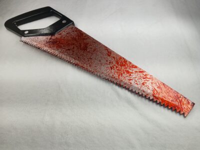 34.5" Foam Cosplay Bloody Hand Saw - Image 4