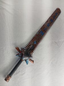 43" Foam Cosplay Frost Blue Wolf Fang Replica Sword - Image 7