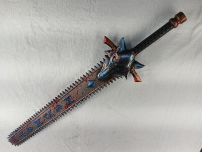 43" Foam Cosplay Frost Blue Wolf Fang Replica Sword