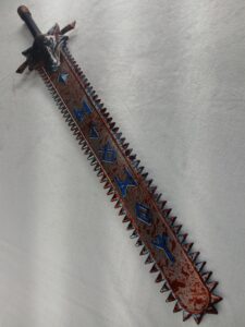 43" Foam Cosplay Frost Blue Wolf Fang Replica Sword - Image 4