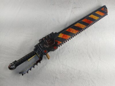 39.5” Striped Serrated Foam Sword