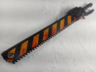 39.5” Striped Serrated Foam Sword - Image 2